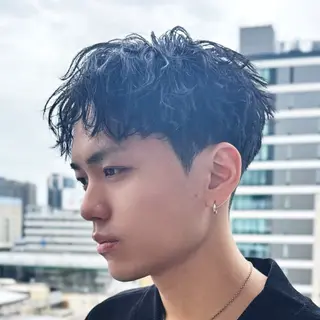 ショート カラー パーマ メンズ SALOWIN名古屋Suite店所属・名古屋のメンズ特化 美容師/わたるのヘアスタイル