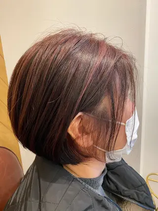 ショート カラー 井上 舞のヘアスタイル