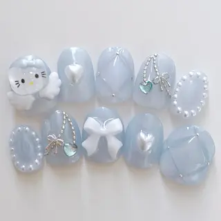 ネイル いちごパフェ ゆいのネイルデザイン