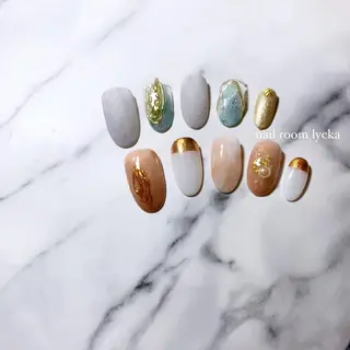 ネイル ﾈｲﾙﾙｰﾑﾘｯｶ 𝐦𝐚𝐲𝐮のネイルデザイン