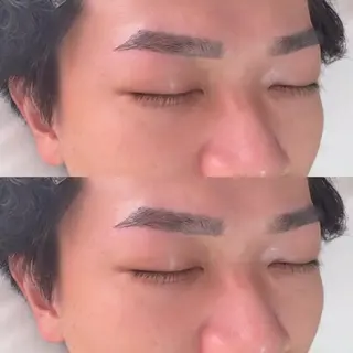 メンズ アイブロウ ナチュラルふんわり眉 Mimi🐈‍⬛🩷の眉毛・アイブロウイメージ