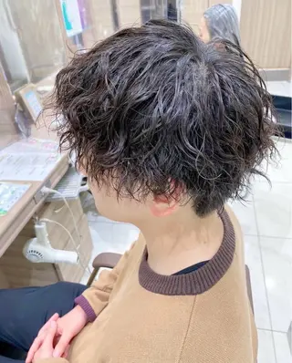 メンズ 縮毛募集中🔥 小平悠人のヘアスタイル