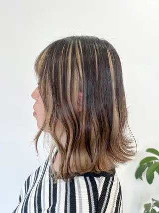 カラー 高岡/シールエクステ hanano︎のヘアスタイル