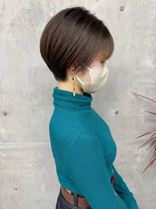 ショート カラー 江上拓郎/ショート /酸性ストレートのヘアスタイル