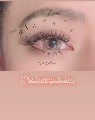 マツエク・マツパ SESUNNY セサ二ー　SAYAのマツエク・マツパデザイン