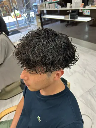 ショート パーマ メンズ メンズパーマ 💈後閑和真💈のヘアスタイル