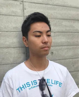 メンズ ✨色持ちの良い艶 カラー✨蟹江真世のヘアスタイル