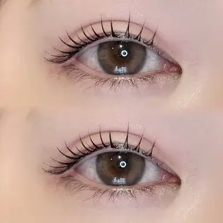 マツエク・マツパ ここな/暖色カラー 🧡まつげパーマ🌼のマツエク・マツパデザイン