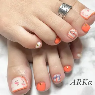 ショート ネイル Nailsalon ARKαのネイルデザイン