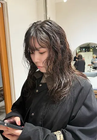 ロング パーマ パーマ/ボブ /レイヤー チヒロのヘアスタイル