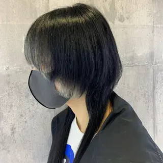 セミロング カラー メンズ シールエクステ/渋谷 ／ギャル/LIALAのヘアスタイル