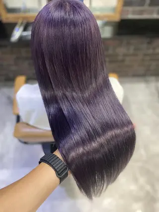 ロング カラー 髪質改善/ハイトーン MOLAのヘアスタイル