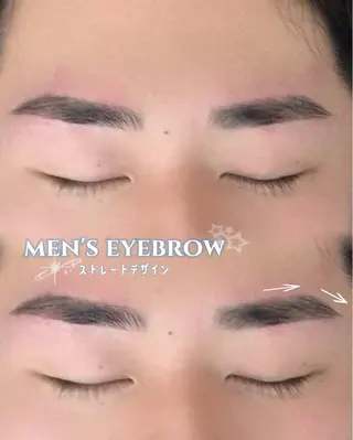 メンズ アイブロウ しずく 春日部アイリスト🎀の眉毛・アイブロウイメージ