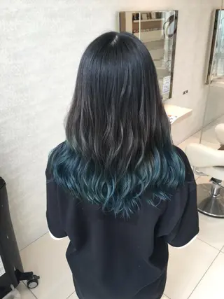 ロング カラー 新規限定カット無料 クーポン有り【桂口】のヘアスタイル