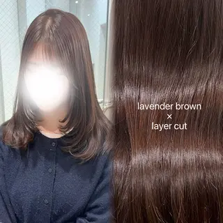 ミディアム 🎀zina/韓国 🎀amiのヘアスタイル