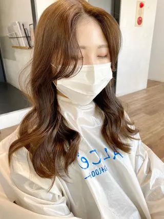 セミロング カラー 🥣 hashi 🛋️のヘアスタイル