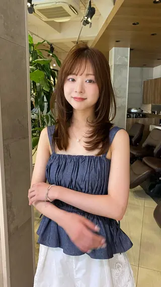 ミディアム 🌼アユム/レイヤー ハッシュカット🌼のヘアスタイル