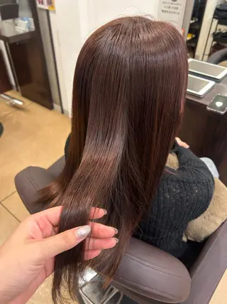 セミロング 🤍レイヤーツヤカラ ーAkane🇰🇷のヘアスタイル