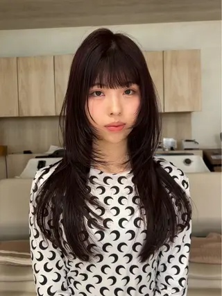 ロング hiyoka🐈‍⬛ /似合わせ/カラーのヘアスタイル