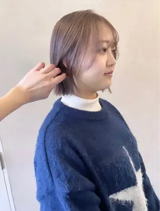 ショート カラー Peg.hair所属・柔らかhair🤍 Rinaのヘアスタイル