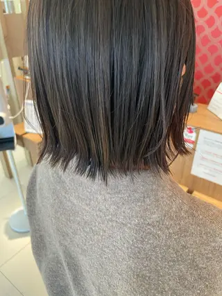 ミディアム カラー 鶴岡で縮毛矯正なら お任せ！ハヤシナオミのヘアスタイル