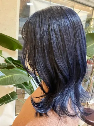 ミディアム しもかわ かほのヘアスタイル