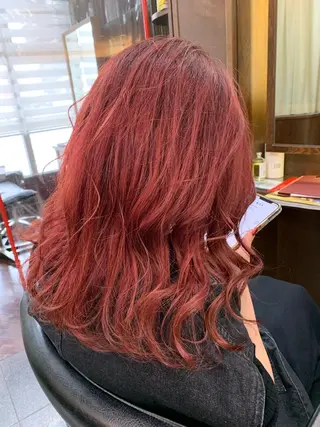 カラー 吉田 朱理のヘアスタイル