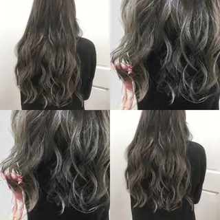 ロング カラー パーマ メンズ キッズ ネイル 代表🎀 ふわモテ愛 され髪🩷yumiのヘアスタイル