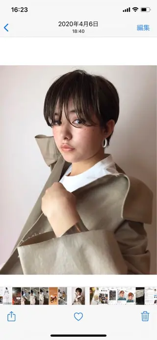 ショート MIGxLIG所属・けー ボブのヘアスタイル