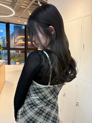 セミロング 藤原 悠暉のヘアスタイル