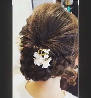 ヘアアレンジ ヘアサロンリッシュ所属・高石 かおりのヘアスタイル