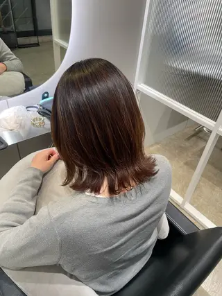 ミディアム w/o所属・スタイリスト/ 武蔵新城/羽吹紗南のヘアスタイル