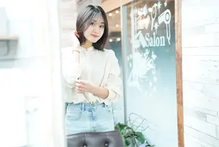 ミディアム エクステ＊美髪サロン KR2S河内長野店長のヘアスタイル