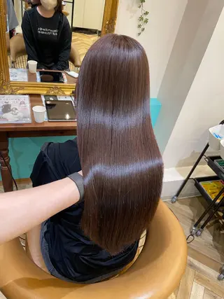 ロング カラー パーマ 💎巻ける縮毛矯正/ 艶髪💎石渕智也のヘアスタイル