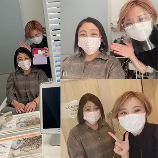 ショート カラー メンズ キッズ ✂︎ショート、ボブ、 レイヤー🩵YUMIのヘアスタイル