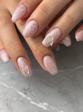 ネイル Ogawa/持ち込み 長さだしパラジェルのネイルデザイン