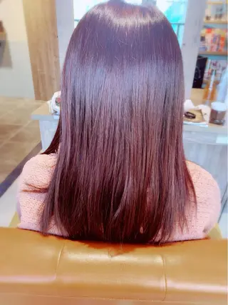 ミディアム カラー 韓国🇰🇷 ✂︎hair 内田愛のヘアスタイル