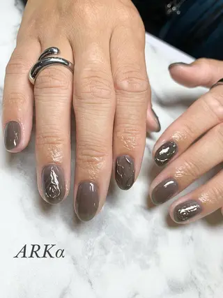 ミディアム ネイル Nailsalon ARKαのネイルデザイン
