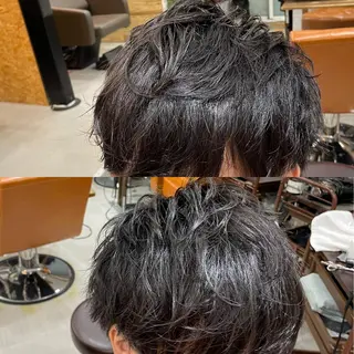 ショート メンズ かんばら りょーいのヘアスタイル