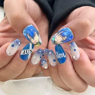 セミロング 池袋痛ネイル Nok. 渡辺のネイルデザイン