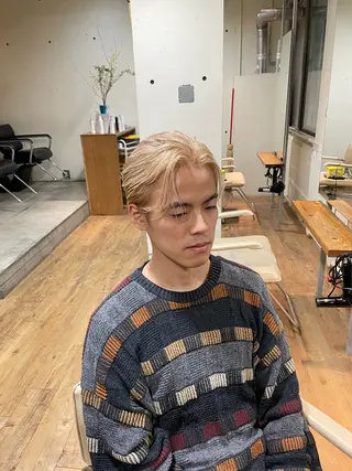 カラー メンズ YUKI 新宿 カット/パーマのヘアスタイル