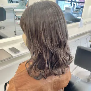 ミディアム カラー ParveMix￤ 大賀さつき🍨🤍のヘアスタイル