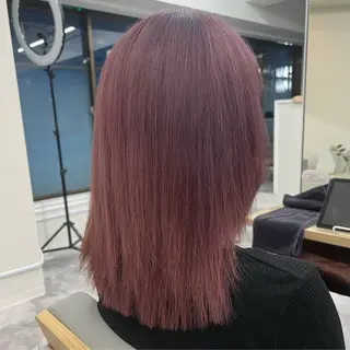 ミディアム カラー Glanz所属・Glanz yuukaのヘアスタイル