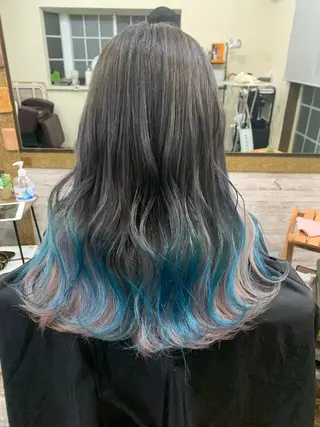 ロング カラー 渡辺 健太のヘアスタイル