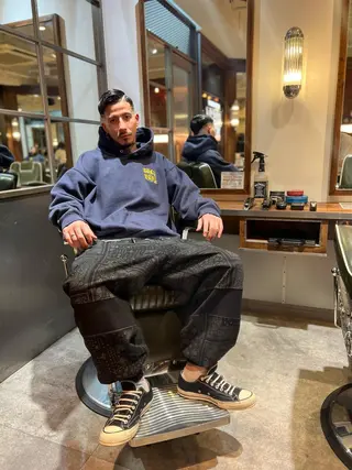 ショート メンズ BINGO HAIR WORKS 【ビンゴヘアワークス】所属・🎱メンズフェード 特化HYOGA🎱のヘアスタイル