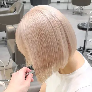 ショート カラー ヘアアレンジ beleza scelto所属・ハイトーン特化 ♡shoka♡のヘアスタイル