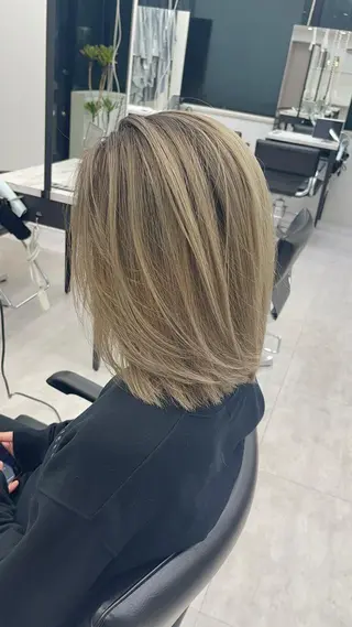 セミロング カラー 高島大登/顔周り /レイヤーカットのヘアスタイル