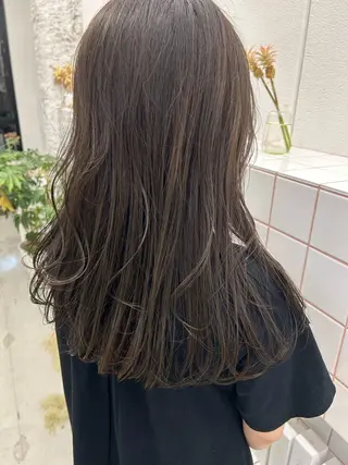 ロング カラー 名古屋/伏見/花屋 併設/不破新のヘアスタイル