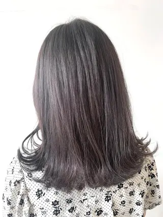 ミディアム カラー 【azure横浜】 🧸misaki🌸のヘアスタイル