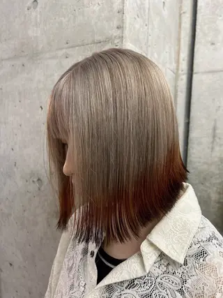 ミディアム カラー 🎨デザイン🥇 美髪・艶髪　日暮千敬のヘアスタイル